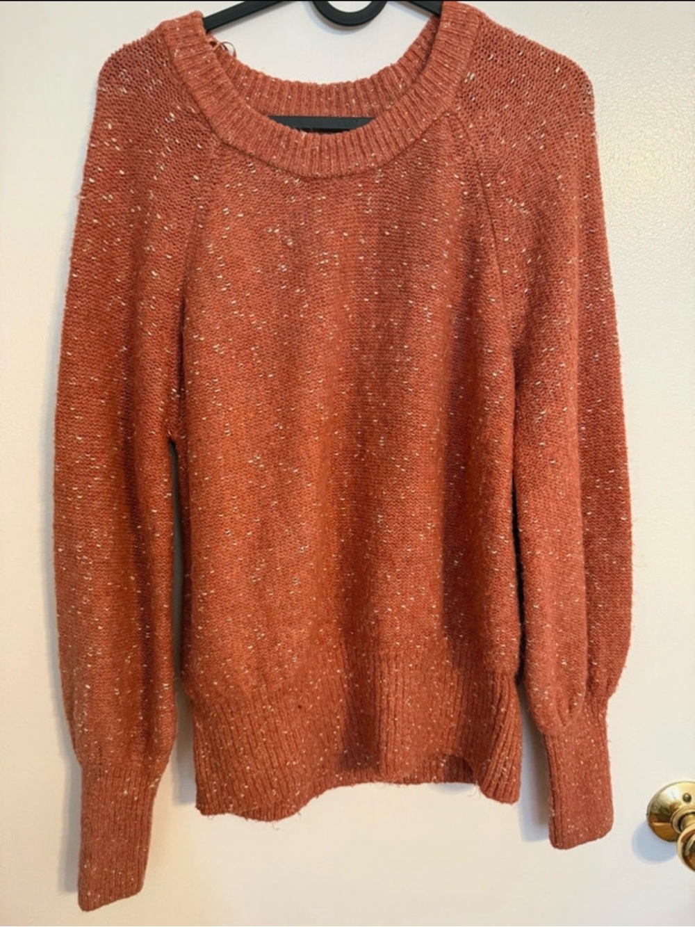 Lauren Conrad Rust Speckled Fall Sweater